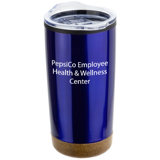 Kristen Stainless Steel/Polypropylene Tumbler with Cork Base