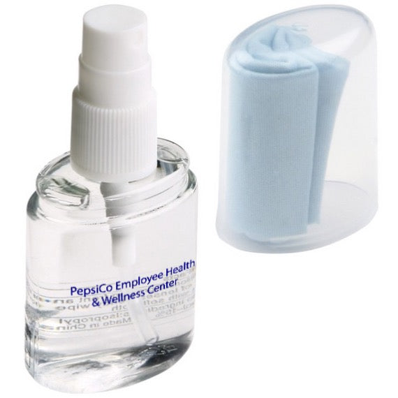 Lens Spray Cleaner with Microfiber Cloth