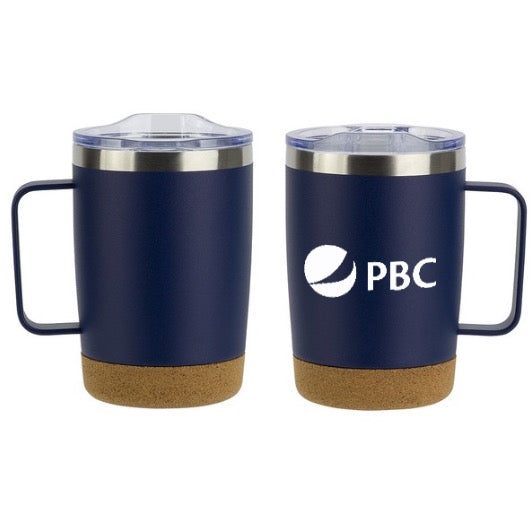 12 oz Vacuum Insulated Stainless Steel Mug with Cork Base