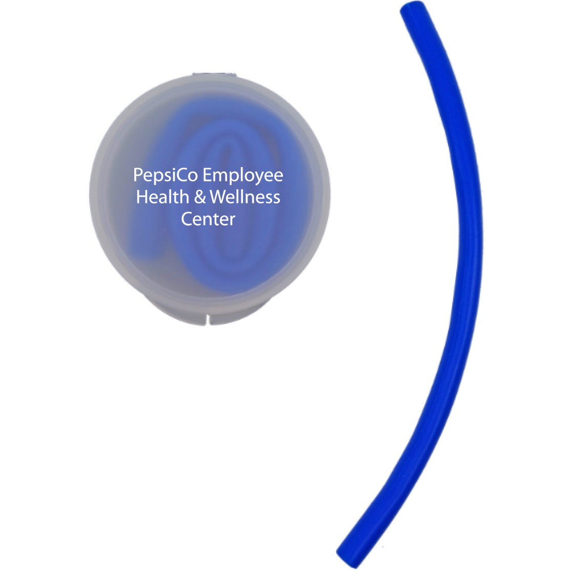 Silicone Straw In Round Container