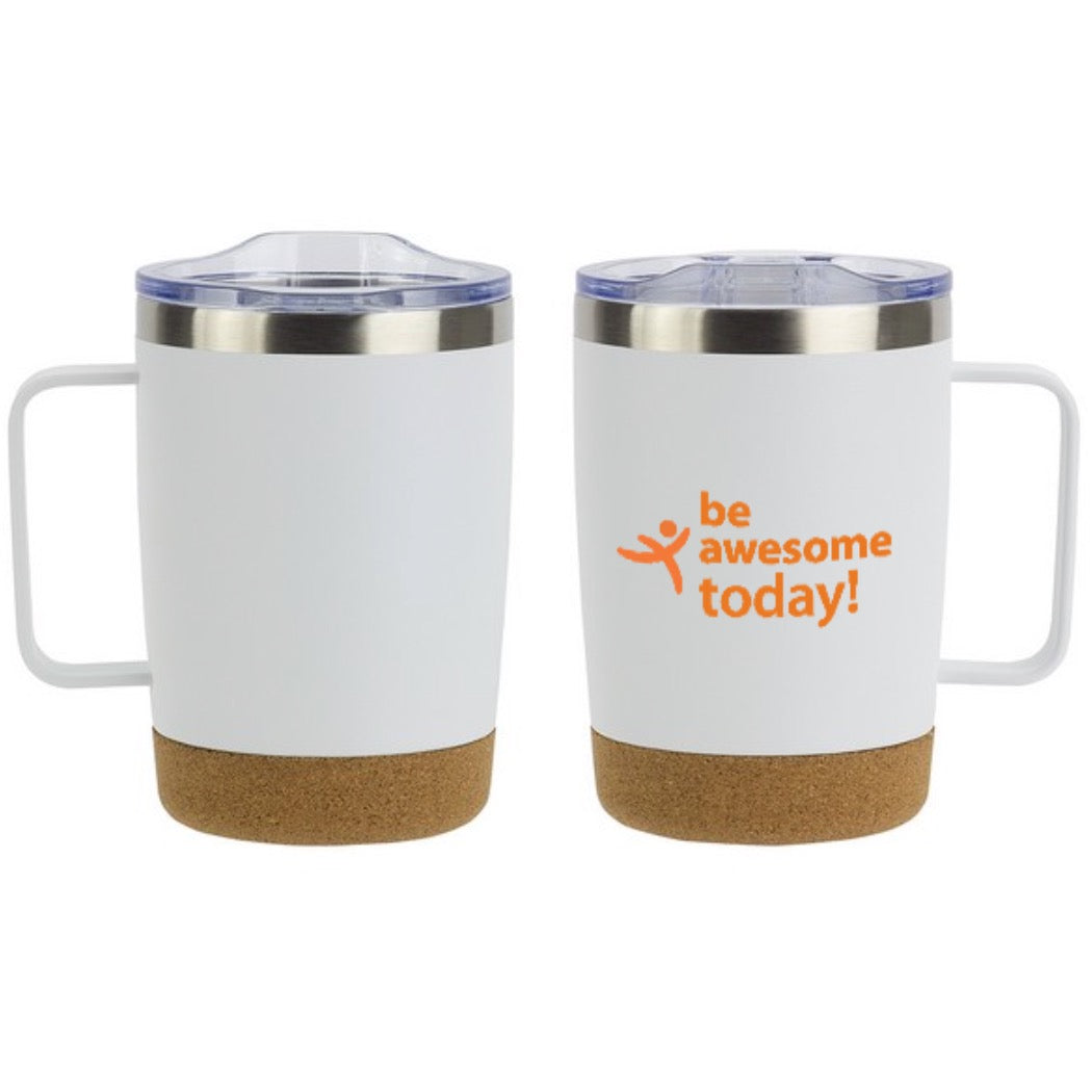 12 oz Vacuum Insulated Stainless Steel Mug with Cork Base