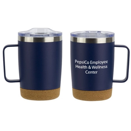 12 oz Vacuum Insulated Stainless Steel Mug with Cork Base
